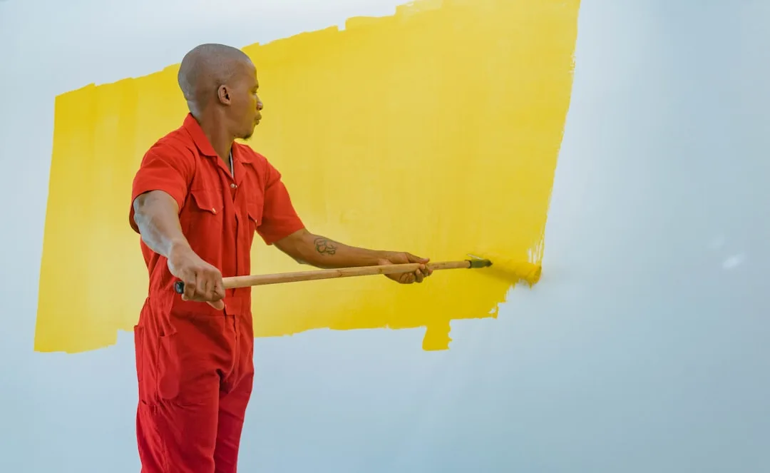 Painting, second coat